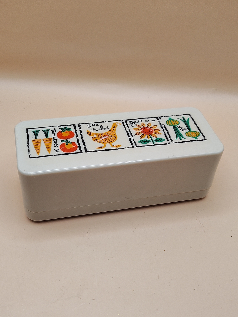Vintage 1960’s Loma Industries Covered Butter Dish